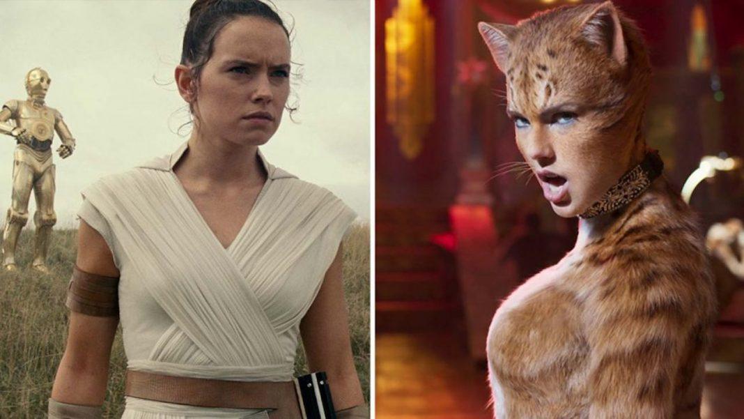 stars wars rise of skywalker tops box office while cats gets declawed 2019 images