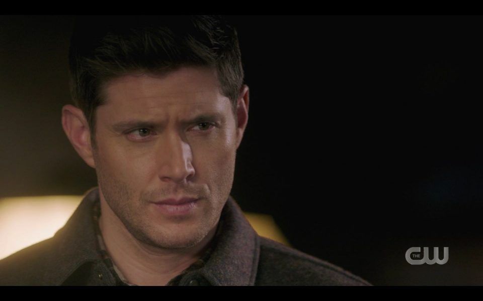 Dean watching Sam Winchester sinking balls in holes