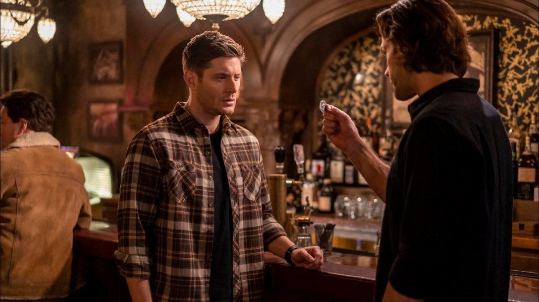 Supernatural 1511 The gamblers sam winchester holding out ancient coin to dean