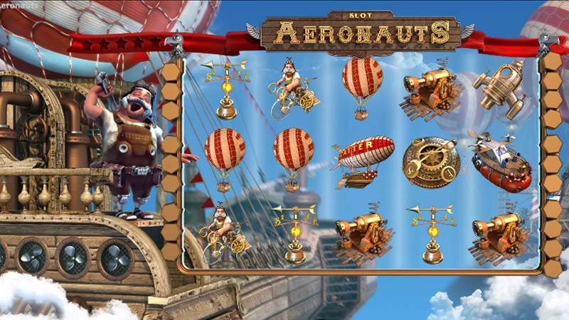 aeronauts slot game amps up graphic appeal