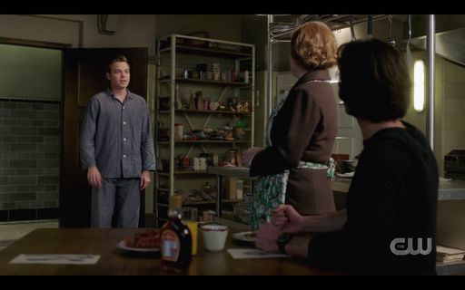Supernatural Jack interrupts Sam Winchester Mrs BUtters