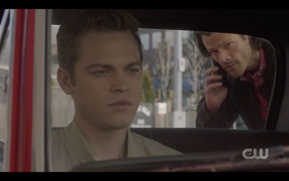 SPN Jack and Sam Winchester gassing up at silo 1518