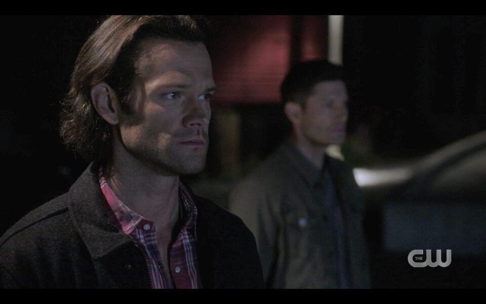 SPN Sam Winchester reacts to Chuck coming back 1519