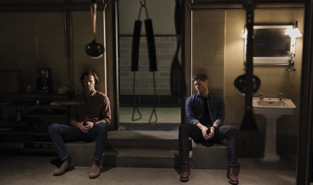 supernatural 1519 inherit the earth winchester bros sitting outside torture 2020