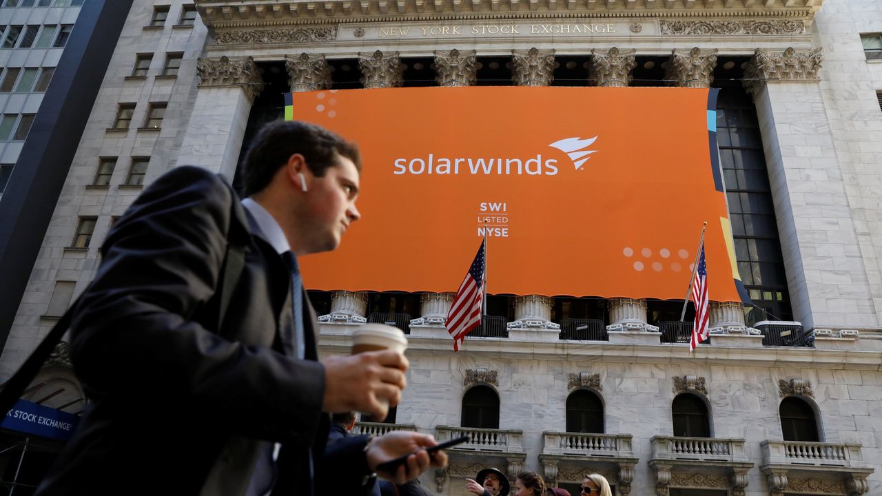 solarwinds stock price