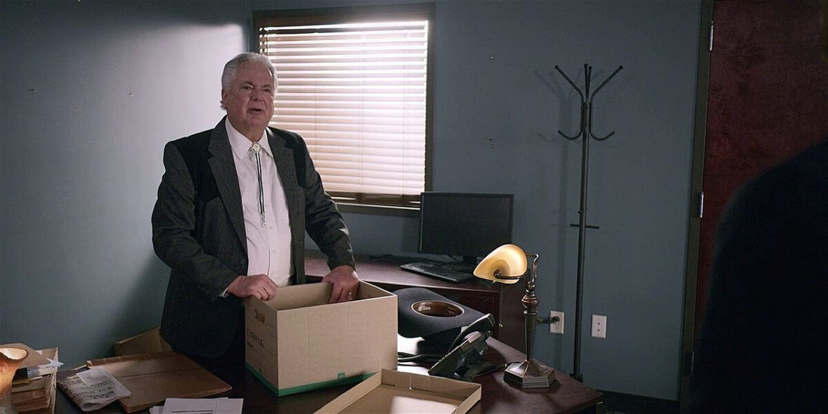 Walker Liam boss shows up in office to pack after corruption charges kick in.