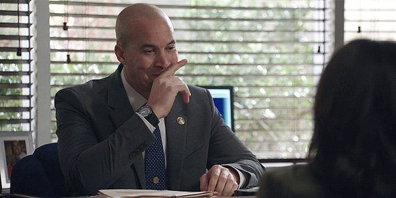 Walker Coby Bell smirking with Cassie about Cordell being put in trunk moose Nudge.