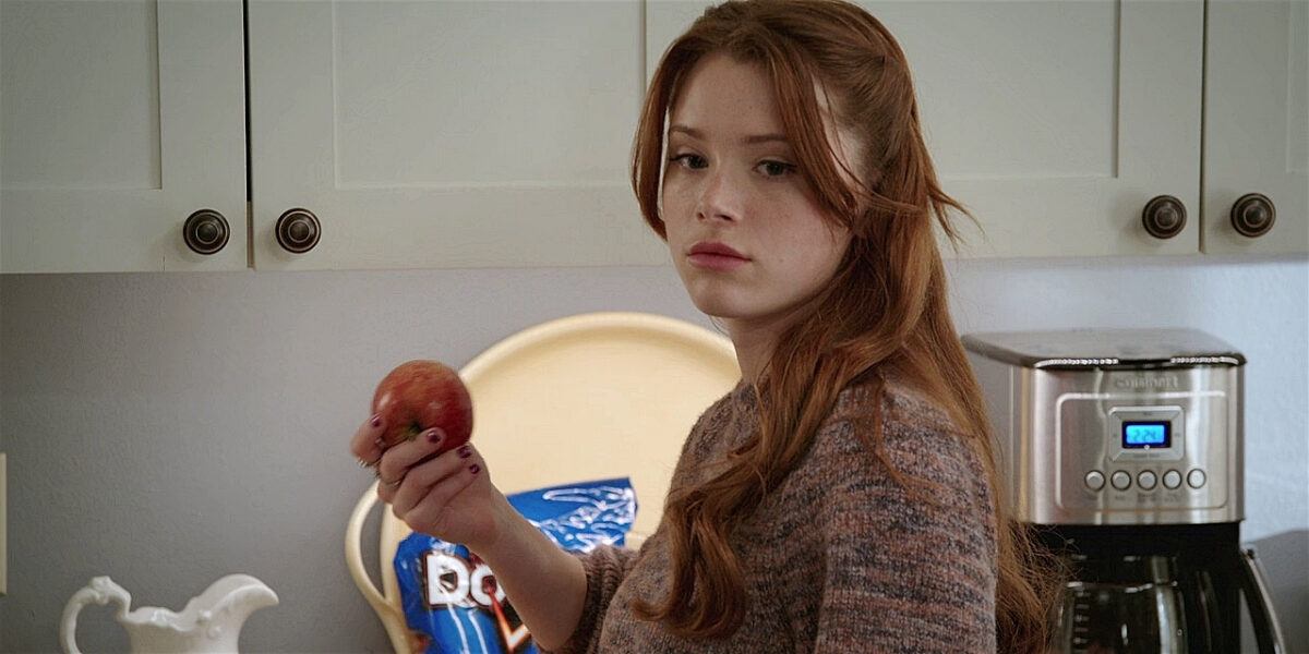 Walker STella asking gay Liam if he can take an apple up his stuff.