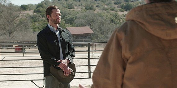 Cordell talking to ranch hand on Walker 2.13.