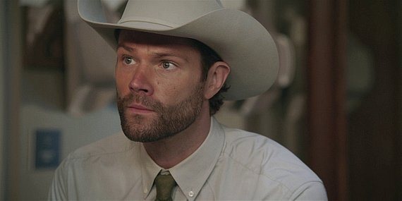 Cordell giving cross eyes confused look that Cassie is turning out to be a great Texas Ranger 2.13.