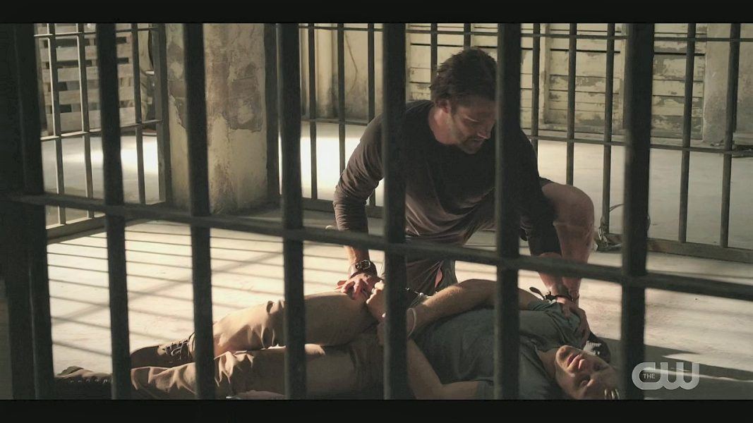 Cordell Walker finds gay brother LIam bound up in prison cell fantasy 3.02.