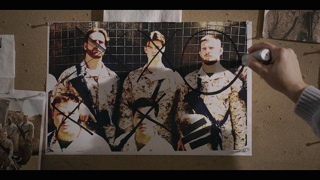 Walker soldiers being crossed out except for hot Tommy Adamas that Jared padalecki wants to get with 3.09.
