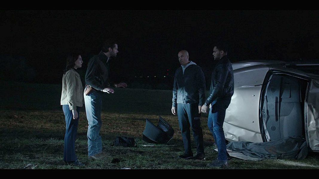 WAlker Cordell and Cassie meeting with undercover Trey and Coby Bell.