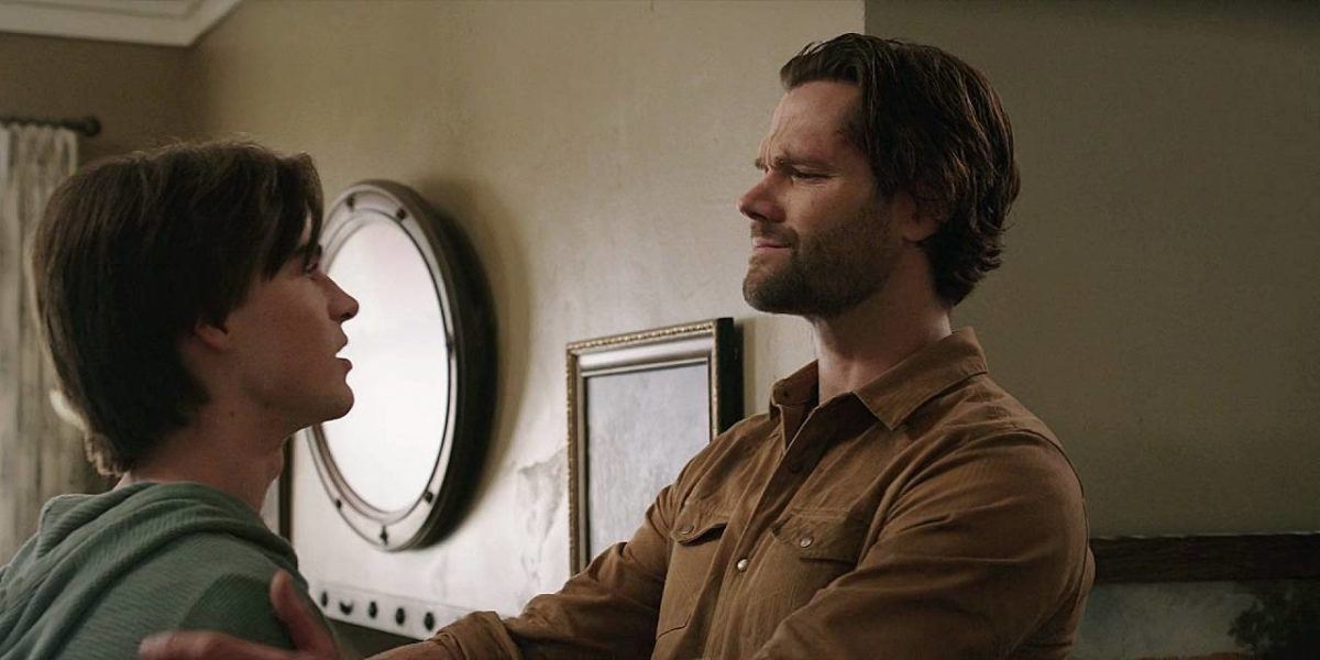 Walker Jared Padalecki telling gay son Augie to learn to get on his knees for big daddy now that he's almost legal 3.14.