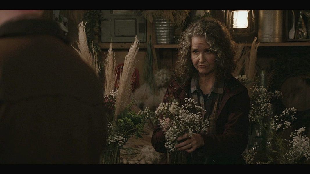 Walker Abby in flower shop.