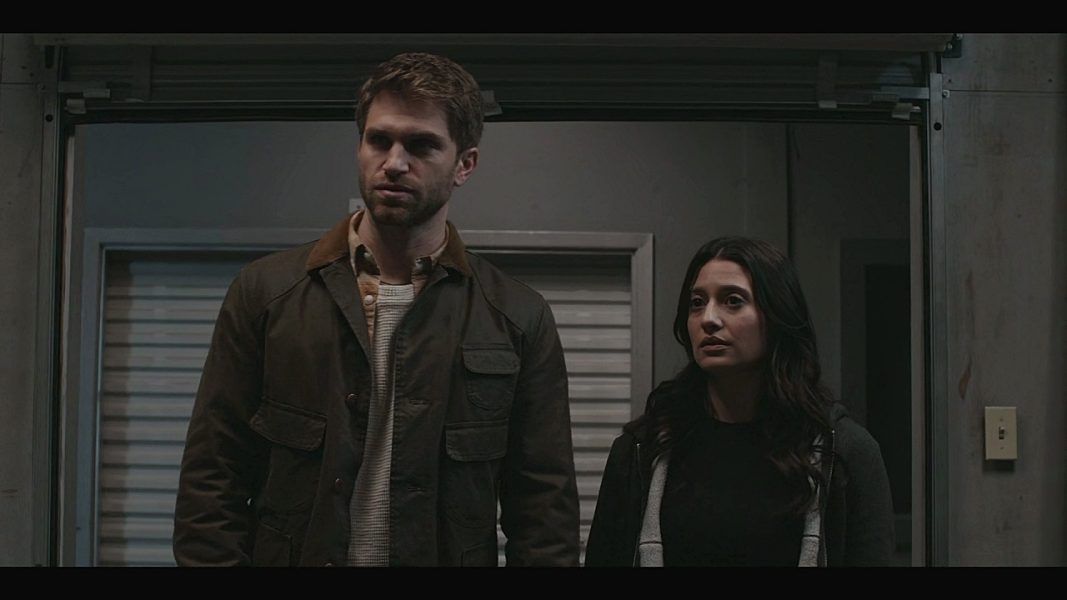 Walker Cassie and gay Liam going into storage shed to clean it out 4.03.