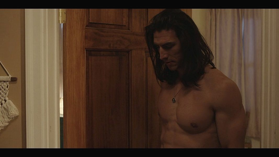 Walker Luna takes off shirt revealing hot body.